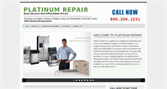Desktop Screenshot of platinumrepairinc.com